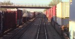 In the Champaign yard on board Amtrak